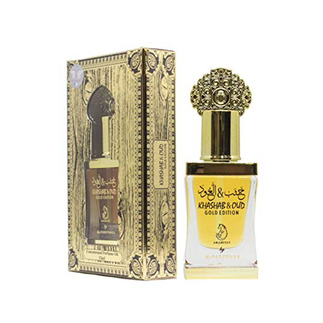 زيت عطري عربيات خشان والعود الذهبي المركز - 12 مل
