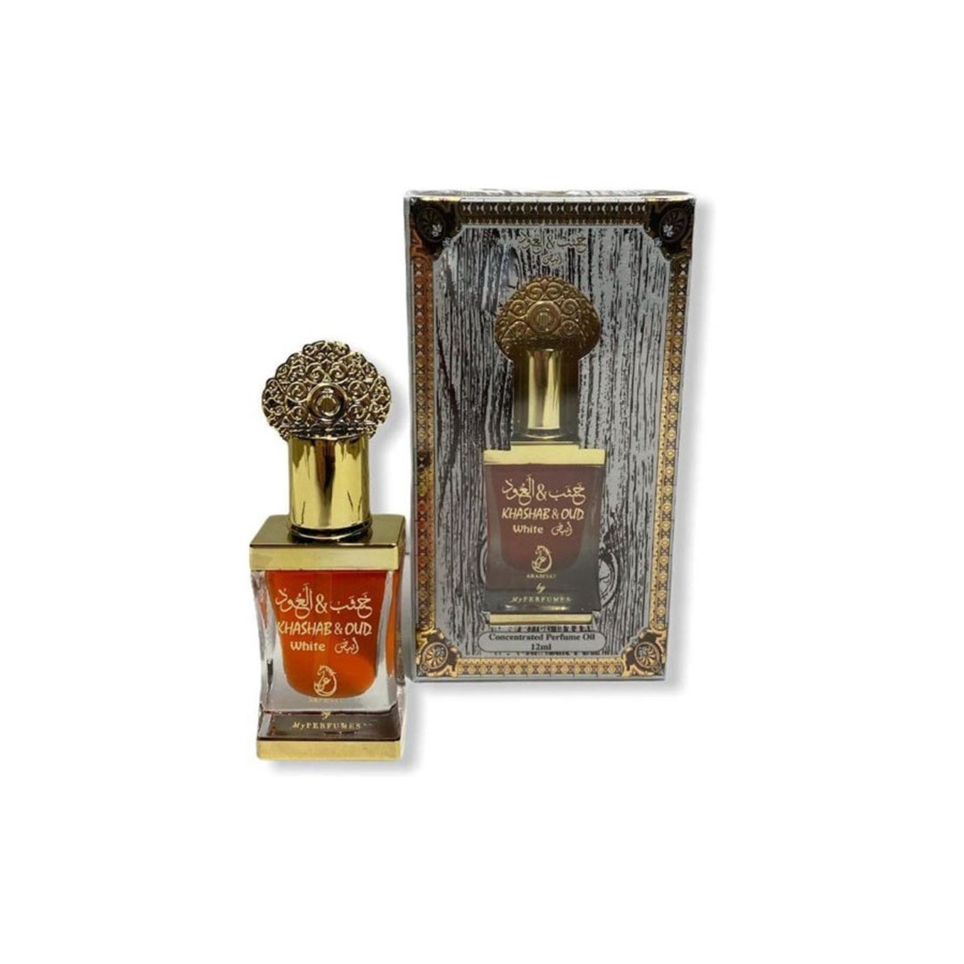زيت عطري عربيات خشان والعود الأبيض المركز - 12 مل