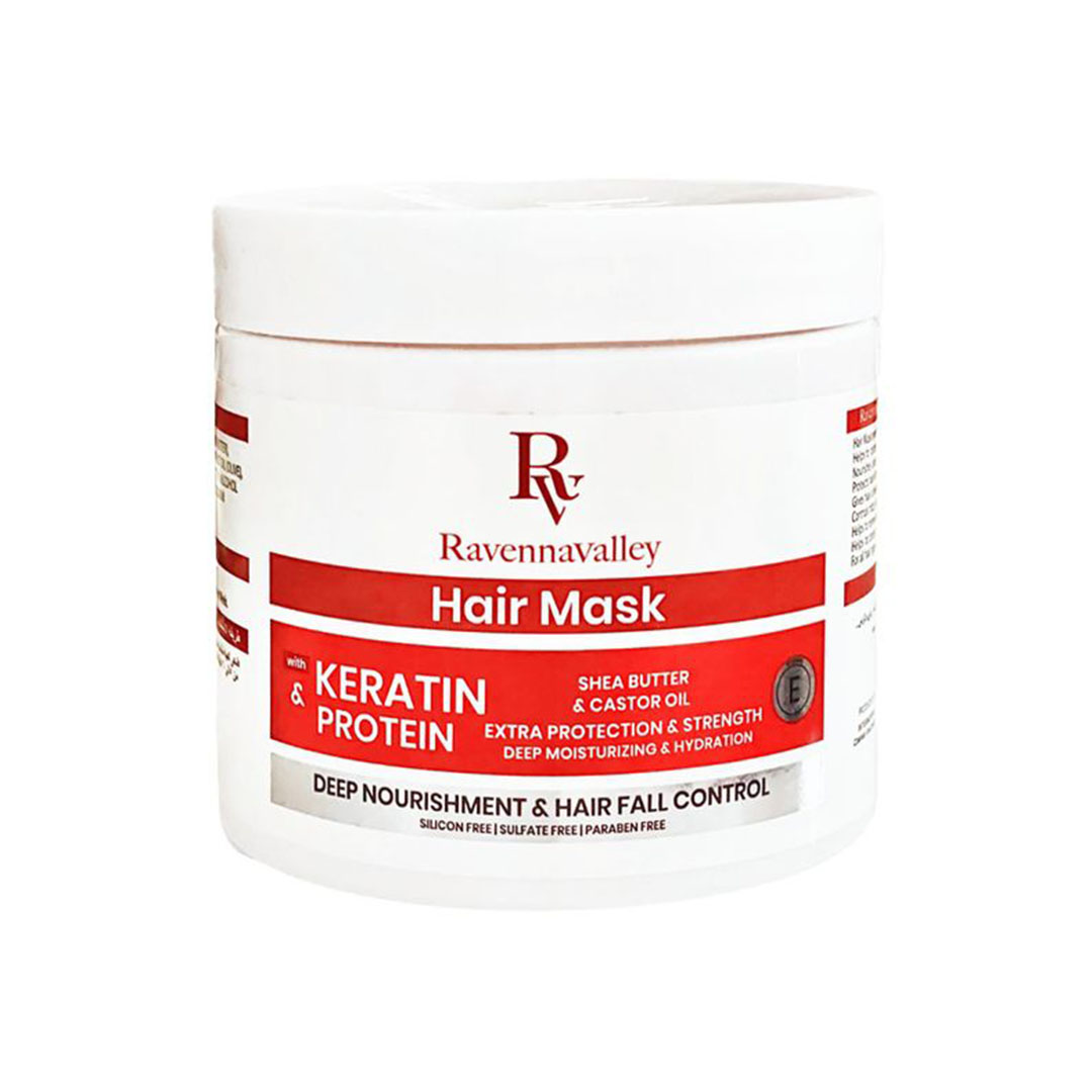 قناع الشعر رافينا فالي بالكيراتين والبروتين - 500 جرام