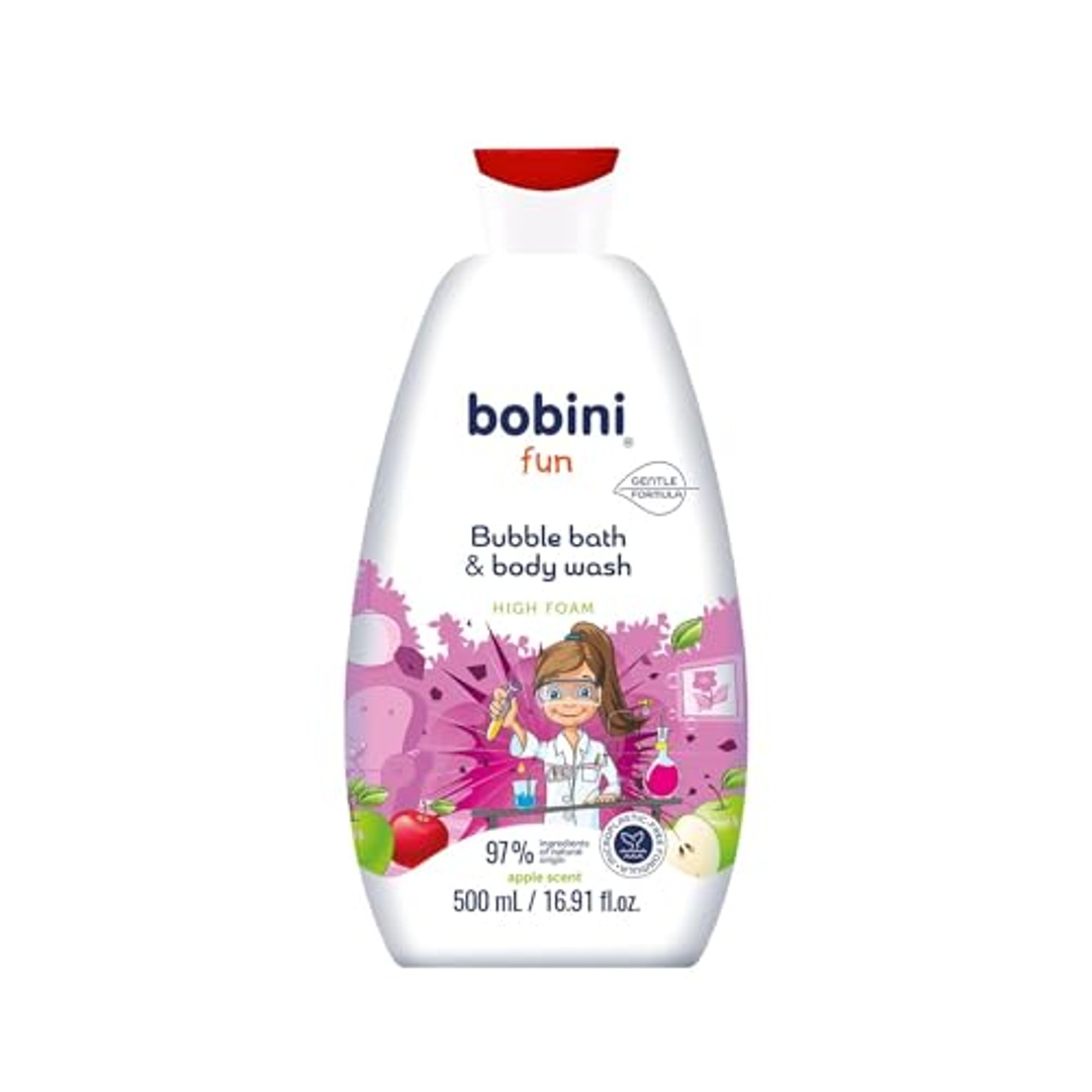 غسول الجسم والحمام بوبيني فن برائحة التفاح - 500 مل