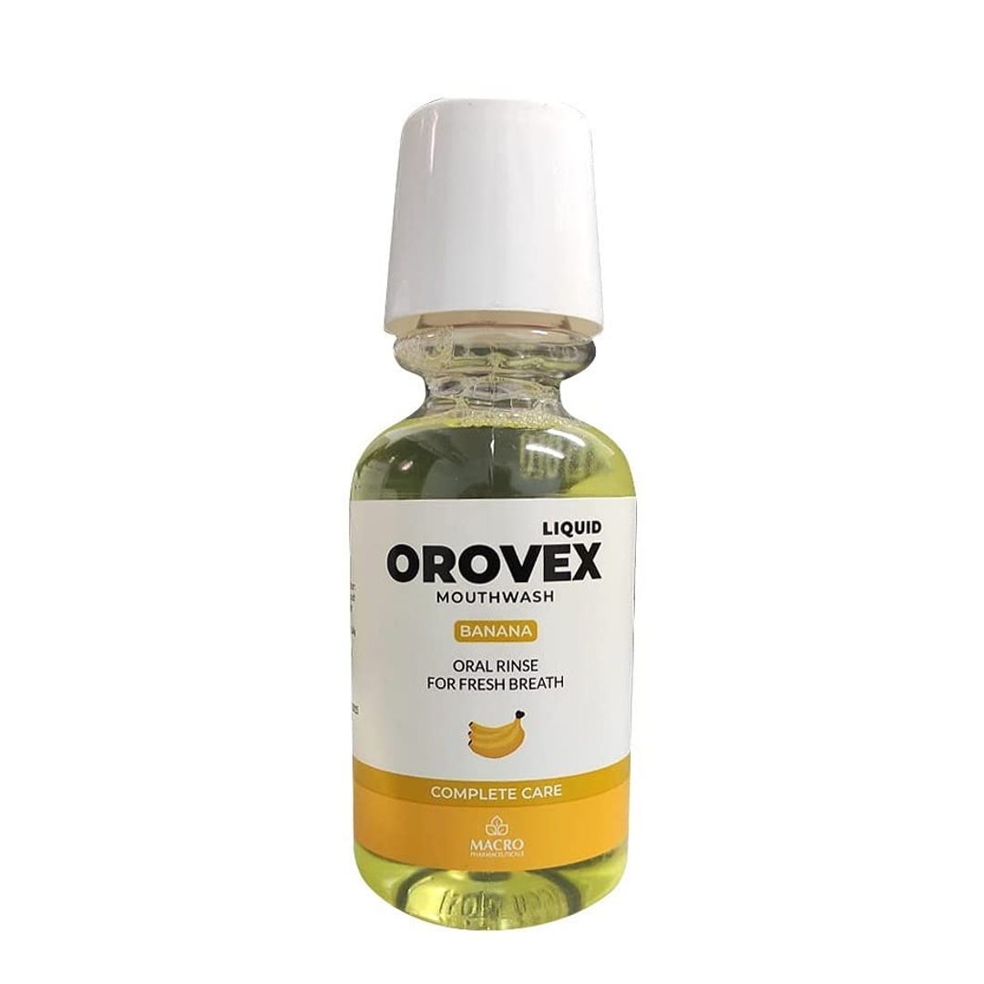 ماكرو أوروفكس غسول الفم السائل بنكهة الموز - 50 مل