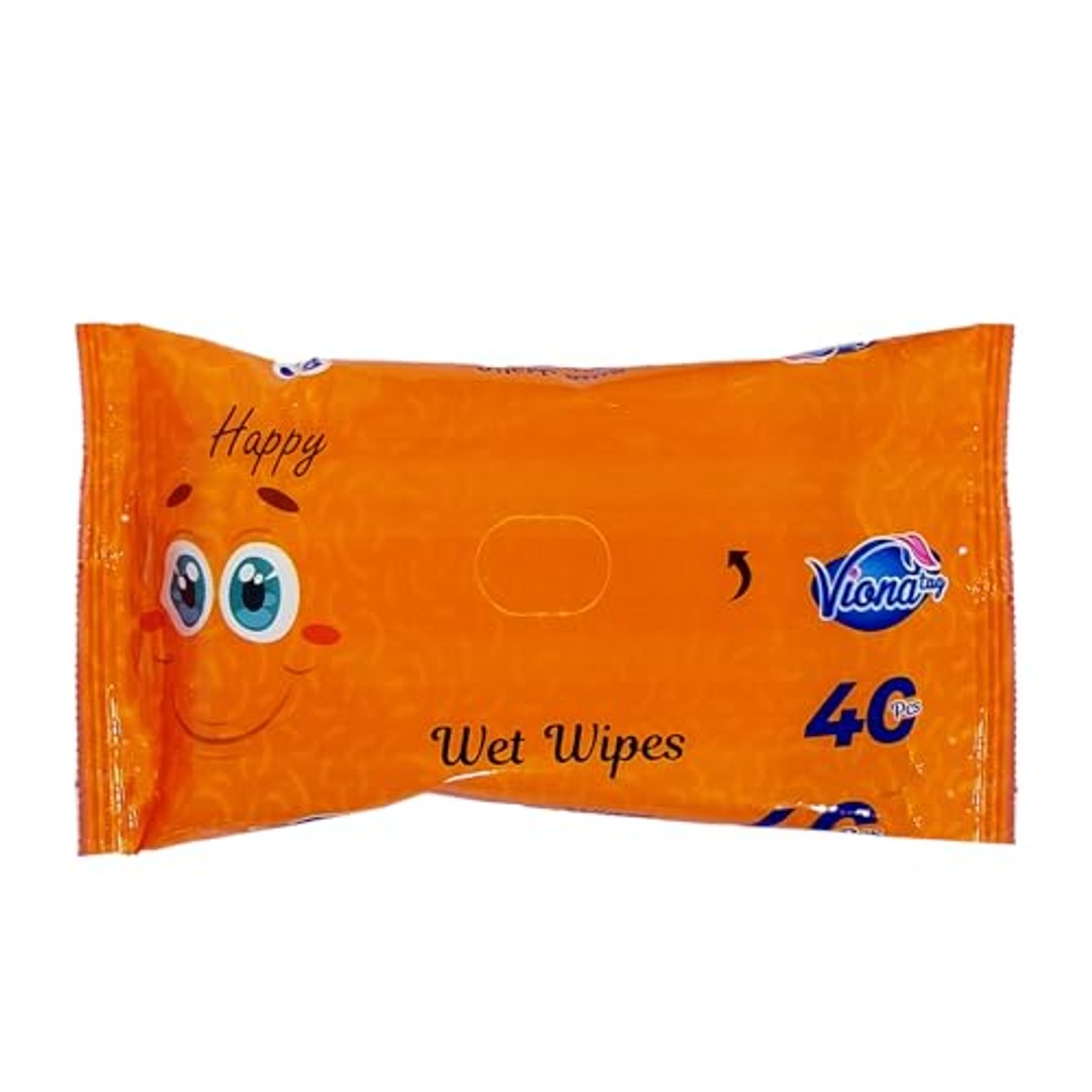 مناديل مبللة فيونا هابي - 40 منديل