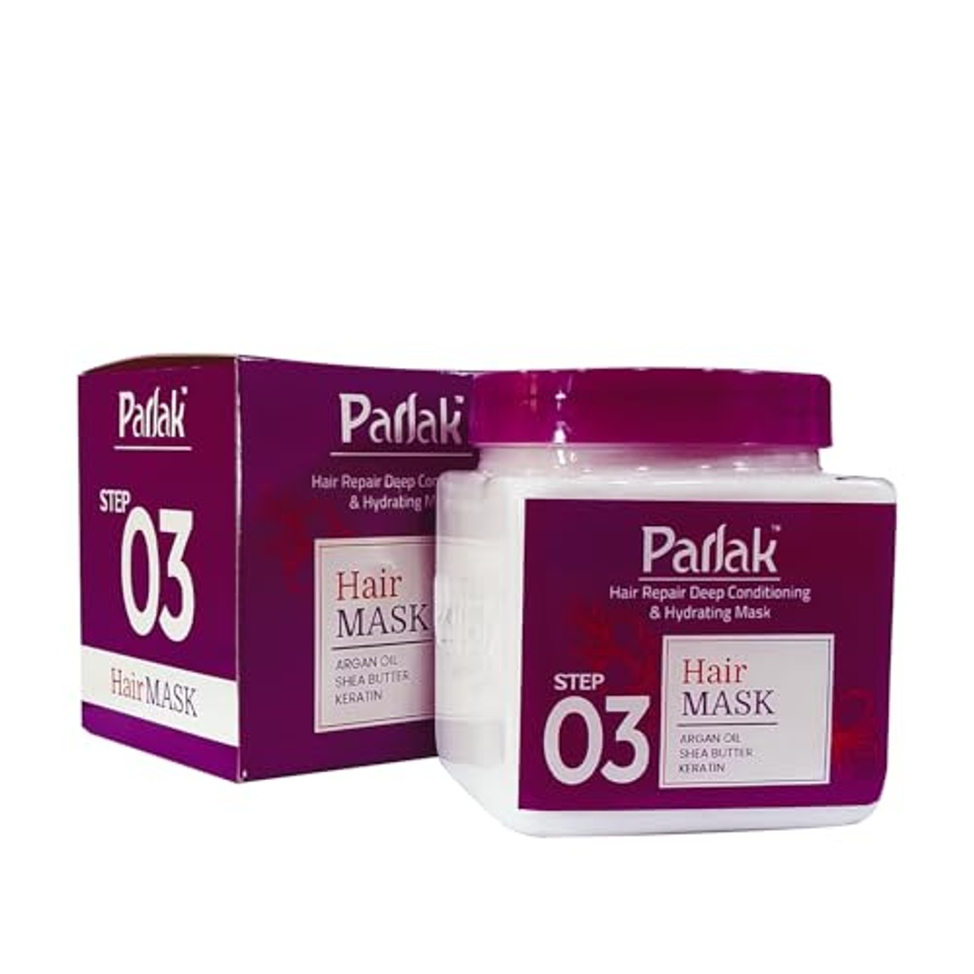 قناع بارلاك للشعر بالأرجان وزبدة الشيا والكيراتين - 650 مل