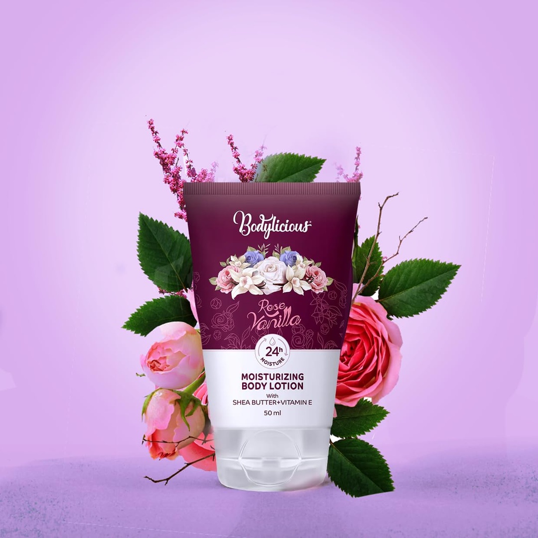 لوشن جسم روز فانيليا من بوديليشس - 50 مل