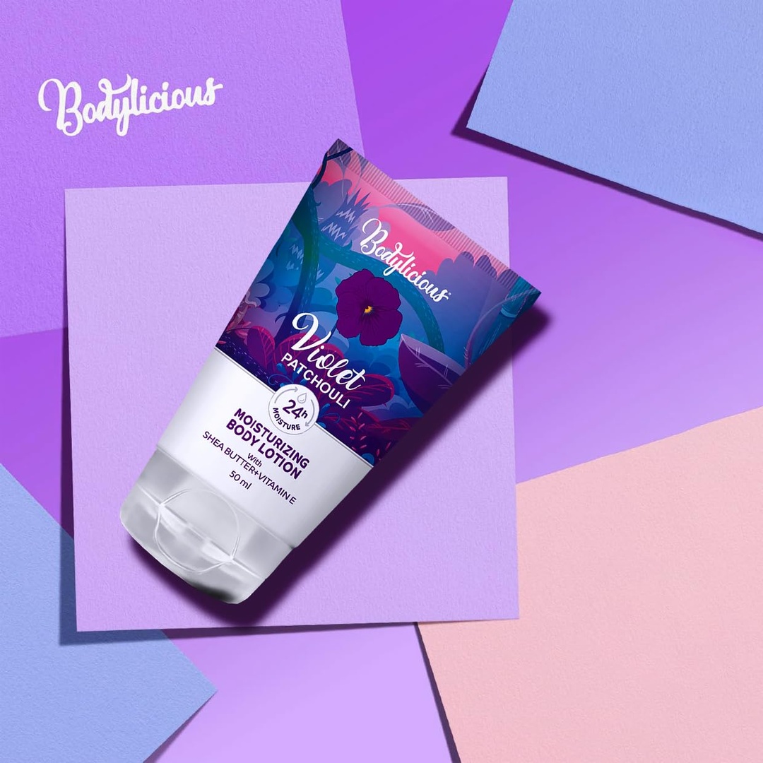 لوشن جسم فيوليت باتشولي من بوديليشس - 50 مل