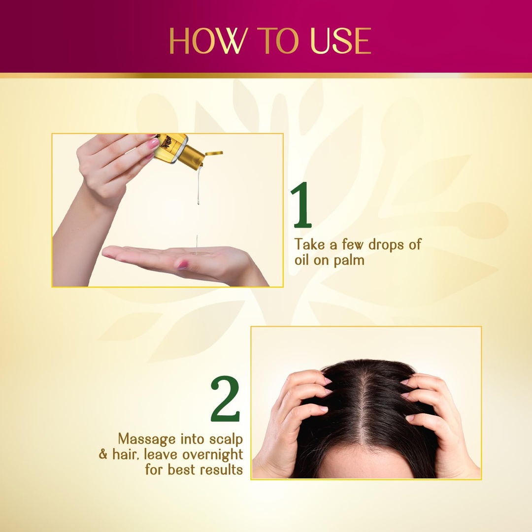 زيت شعر بالخروع و7 بذور من هيربس إنديا - 280 مل