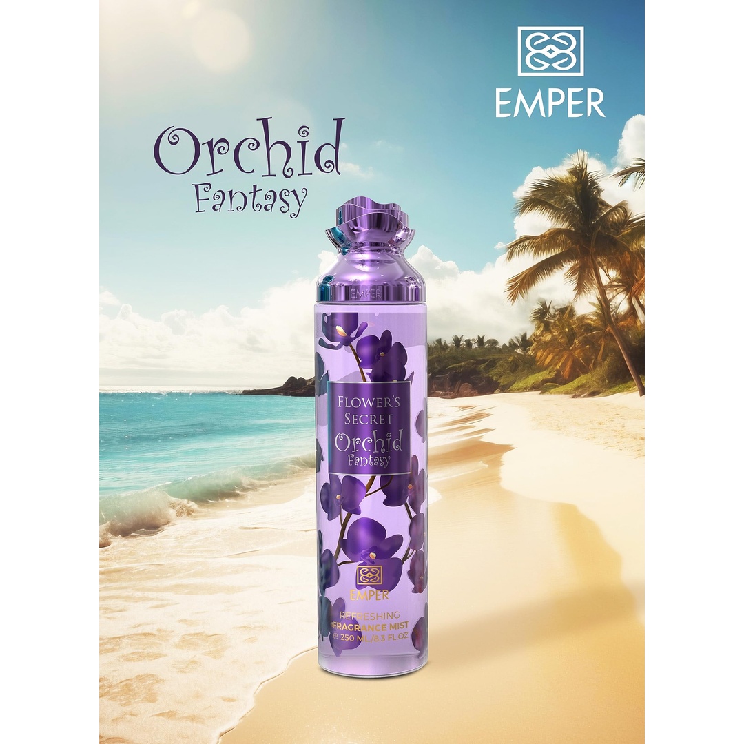 بودي ميست فلاورز سيكريت أوركيد فانتسي من إمبر - حريمي - 250 مل