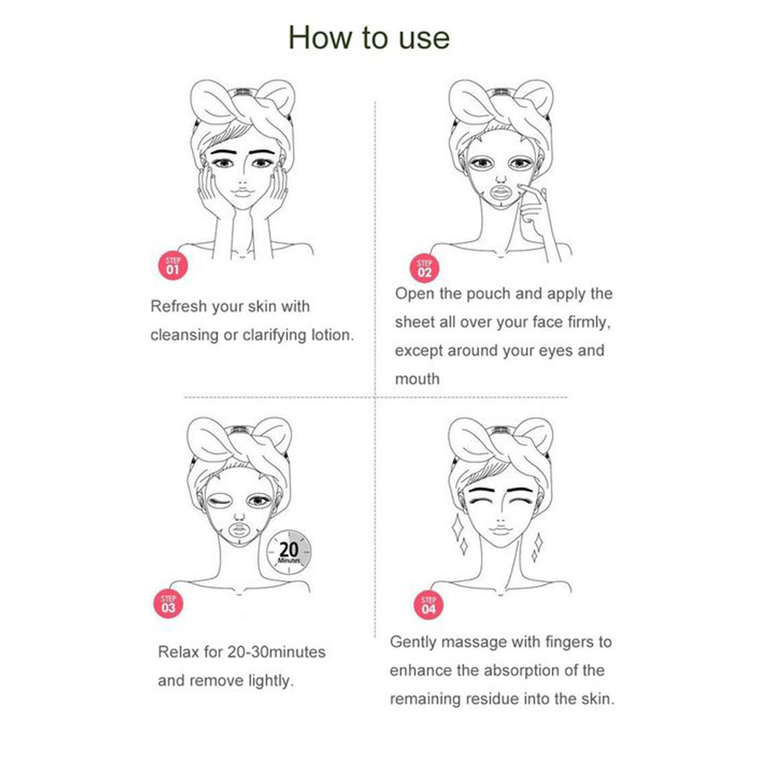 قناع الوجه الكوري المضاد للشيخوخة بخلاصة الرمان من فارم ستاي - 23 مل