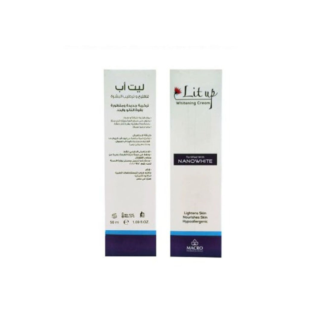 كريم التبييض لايت اب المدعم بالنانو وايت - 50 مل