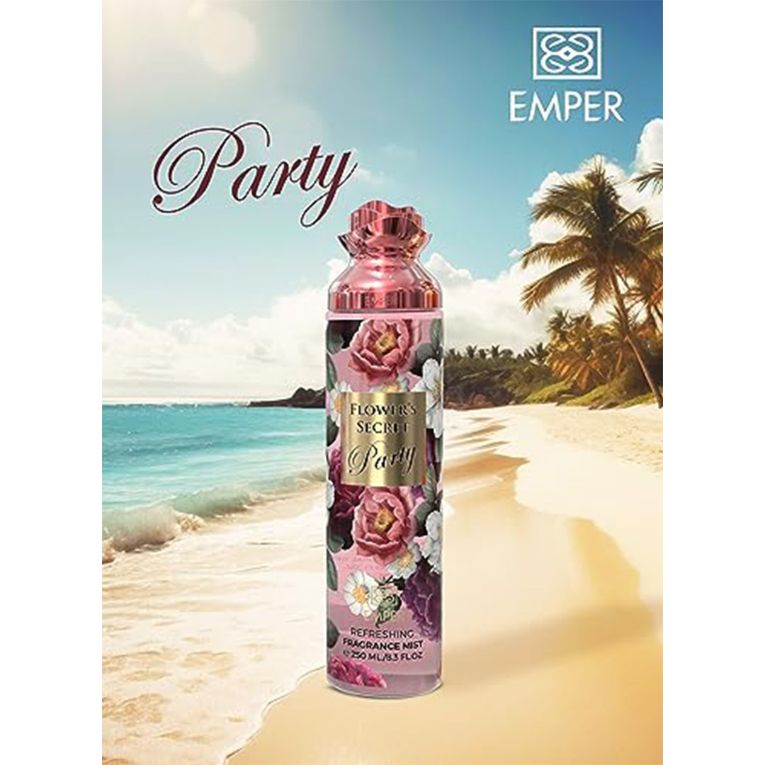 معطر جسم إمبر فلاورز سيكريت بارتي للنساء - 250 مل