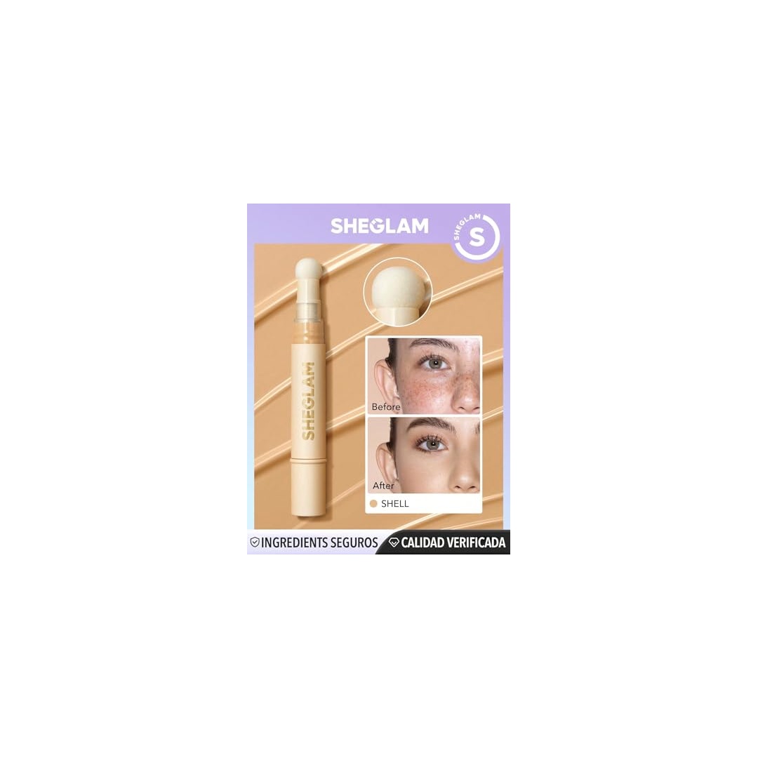 كونسيلر معزز للبشرة من شيجلام برأس اسفنجي - شيل