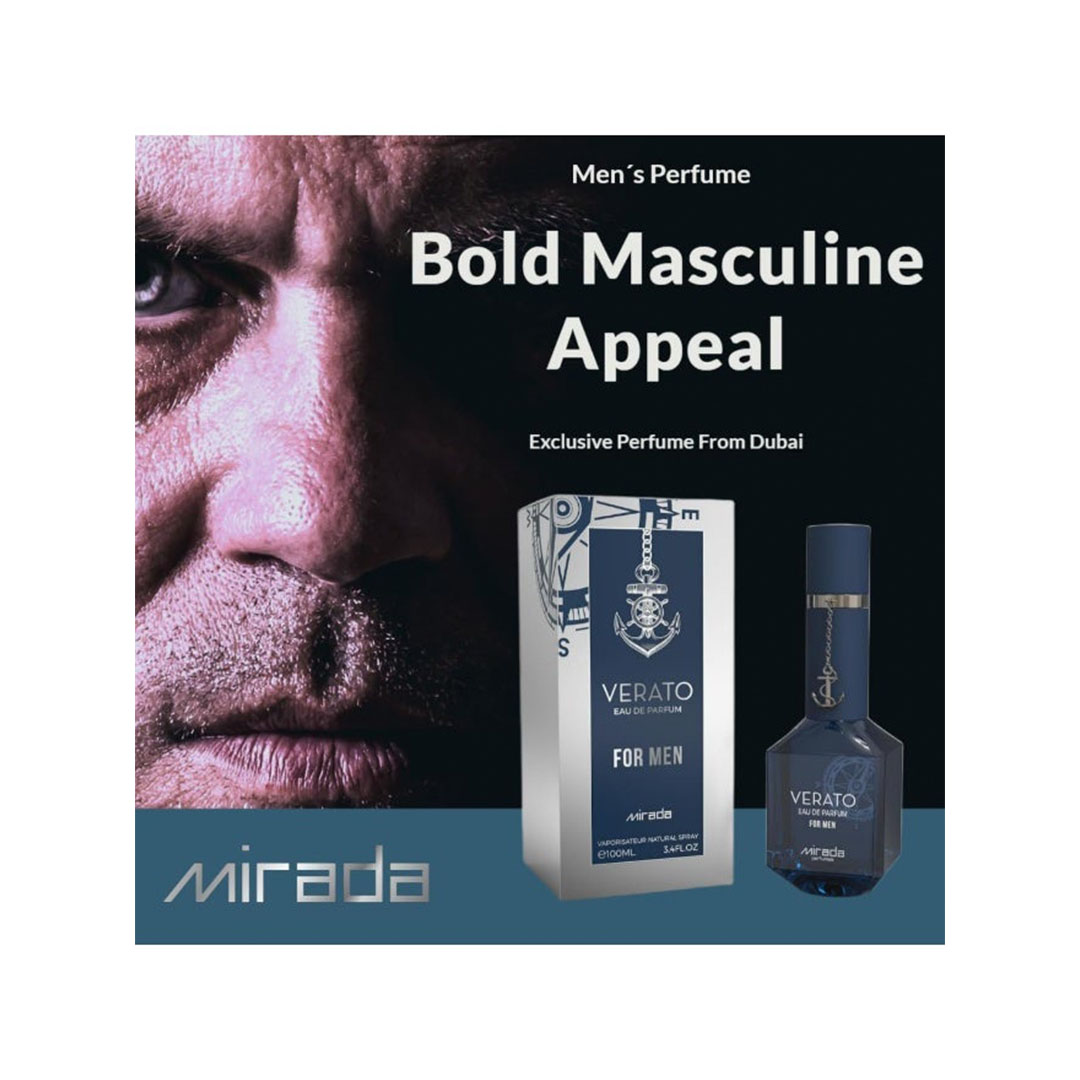 عطر فيراتو من ميرادا للرجال - او دي بارفان - 100 مل