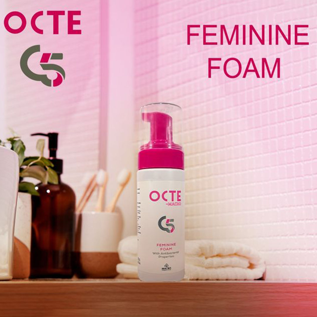 رغوة ماكرو أوكت النسائية بخصائص مضادة للبكتيريا - 150 مل