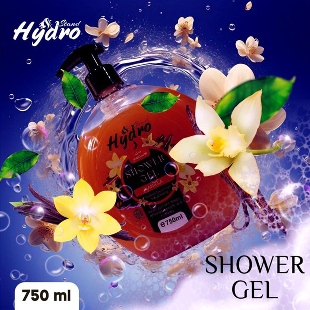 جل الاستحمام هيدرو ستاند بنكهة الفانيليا - 750 مل