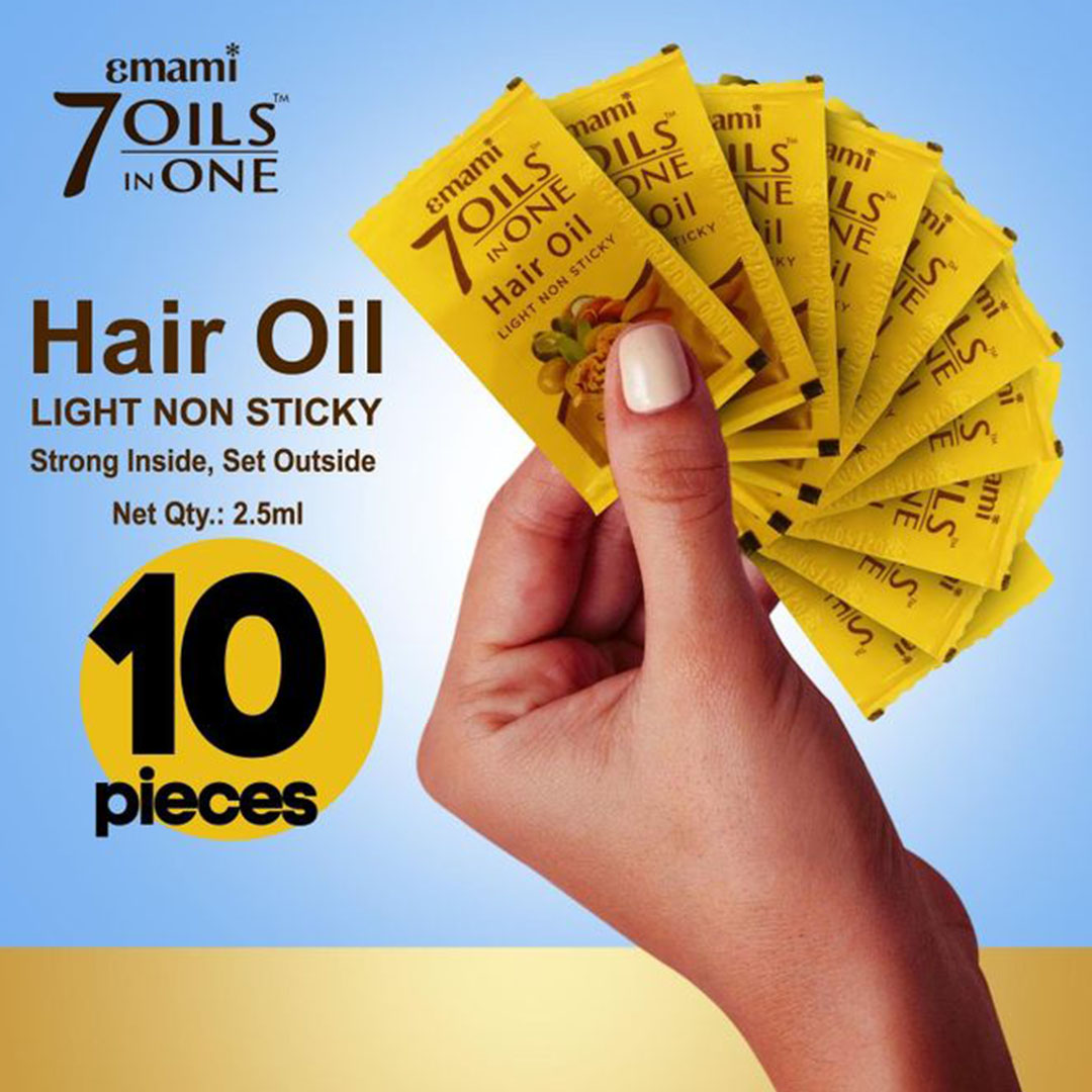 زيت الشعر 7 في 1 من إمامي - 2.5 مل - 10 أكياس