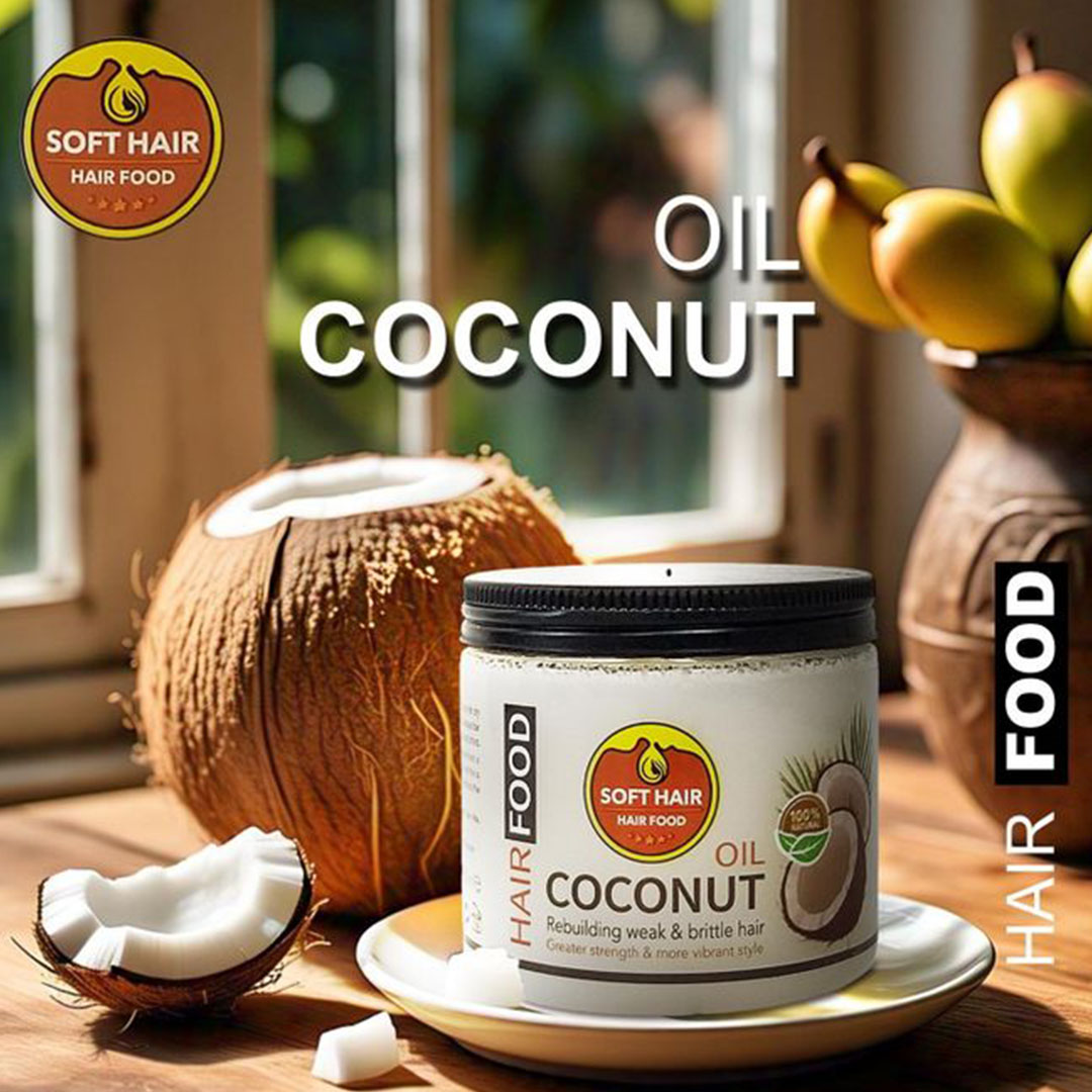 غذاء الشعر من سوفت هير مع زيت جوز الهند - 200 مل