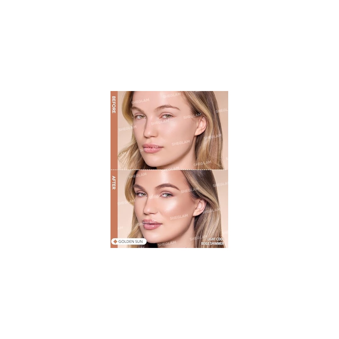 شيجلام برونزر سائل لامع من صن بيم - جولدن صن