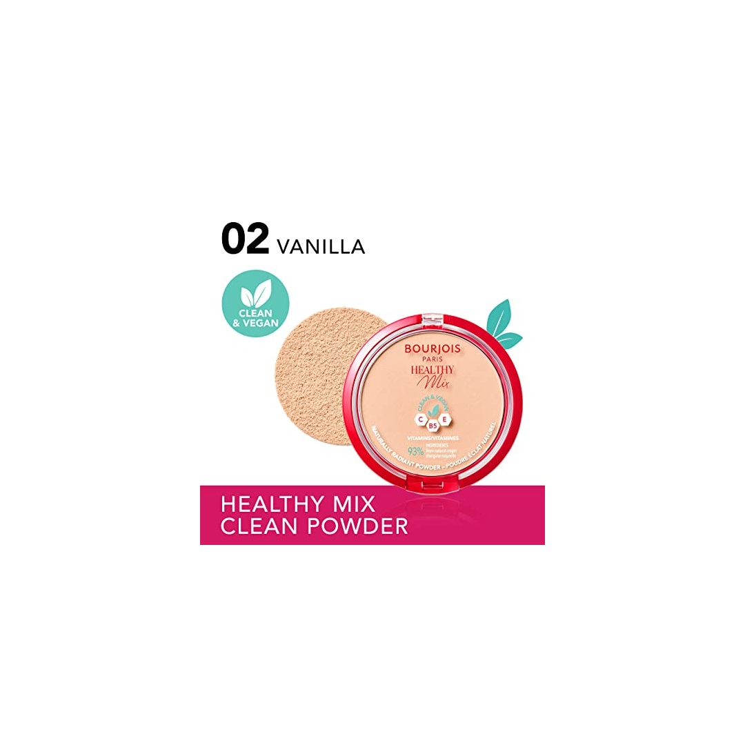 بودرة هيلثي ميكس كلين اند فيجين من بورجوا - 02 فانيليا