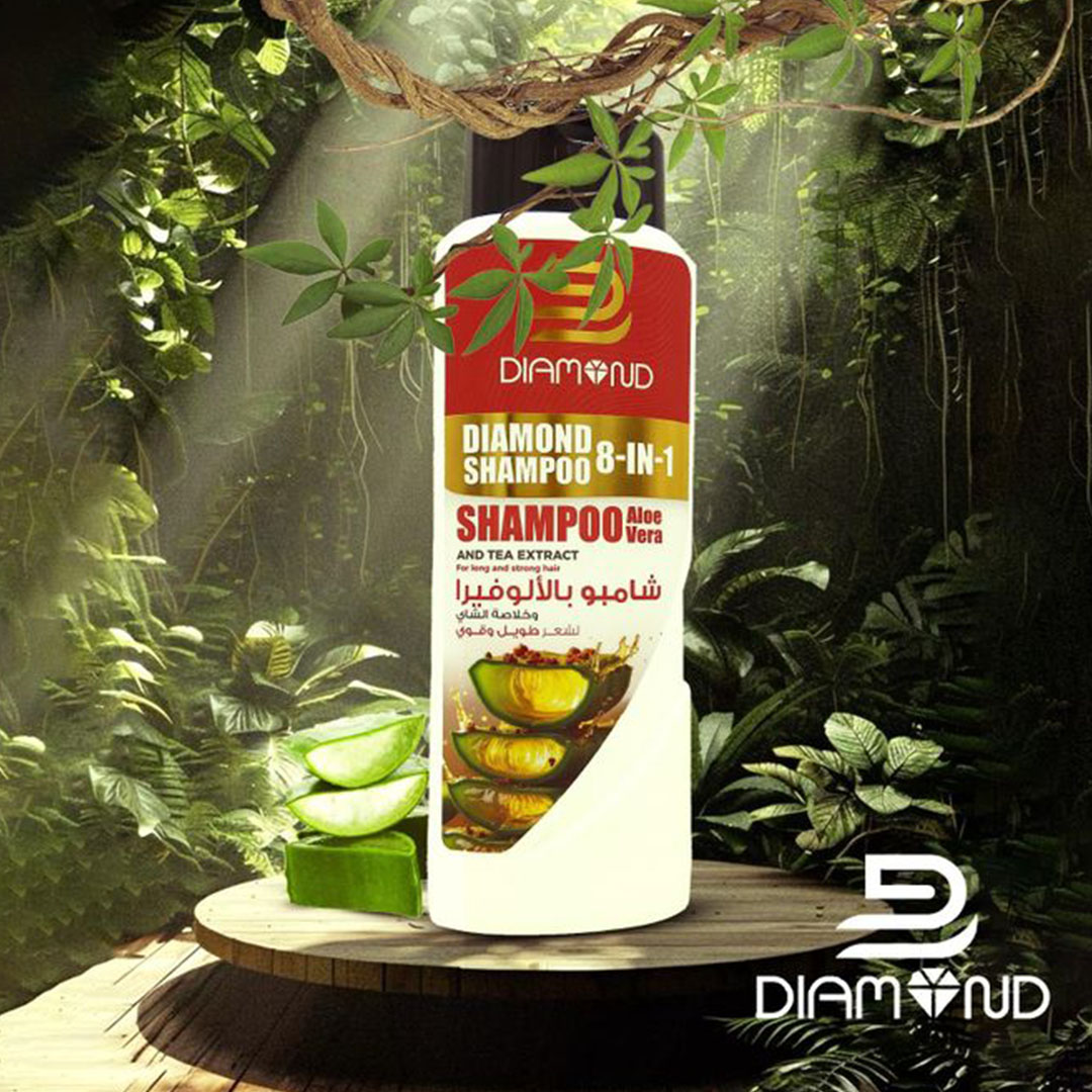 شامبو دايموند 8 في 1 بخلاصة الصبار والشاي - 400 مل