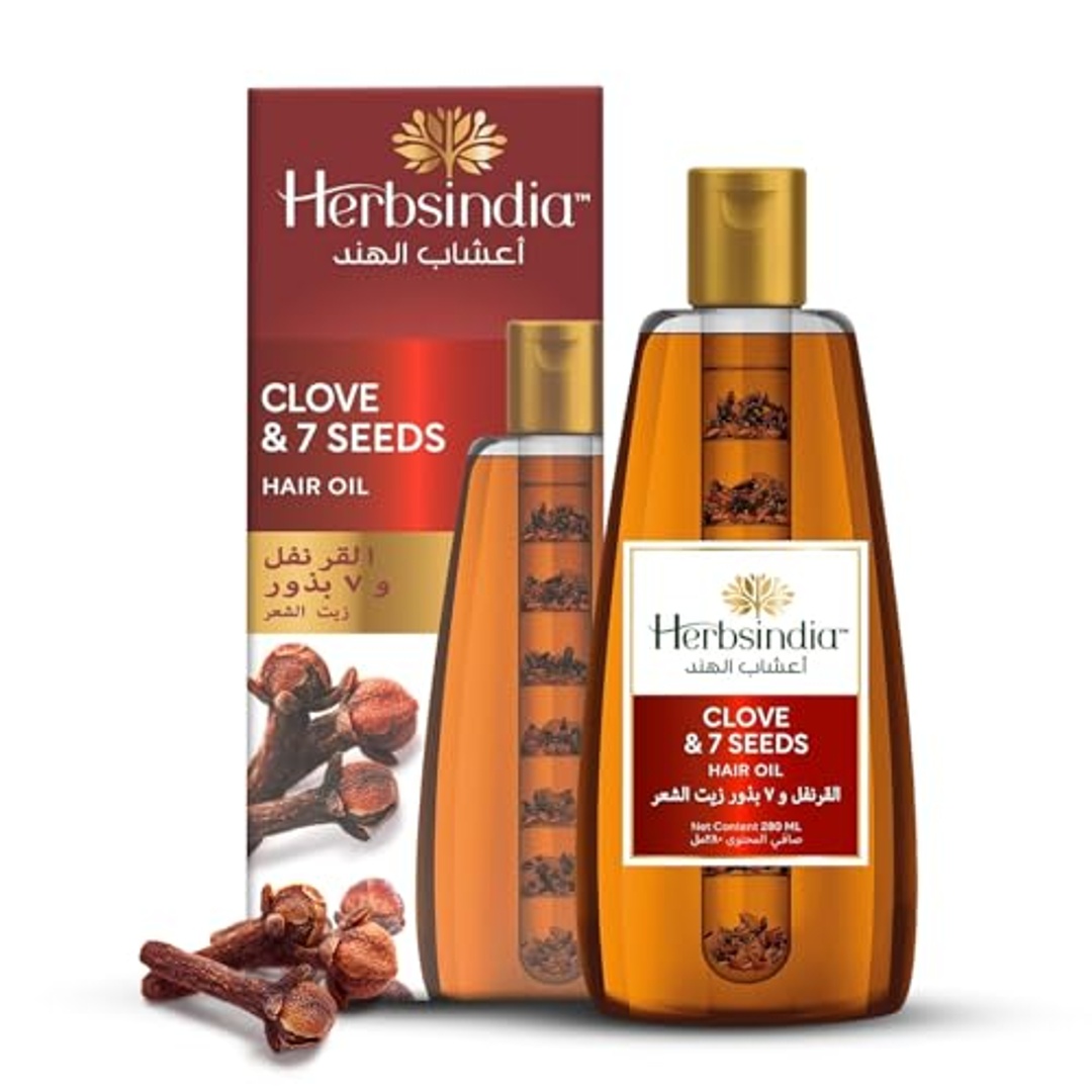 زيت شعر هيربسينديا بالقرنفل و7 بذور - 180 مل