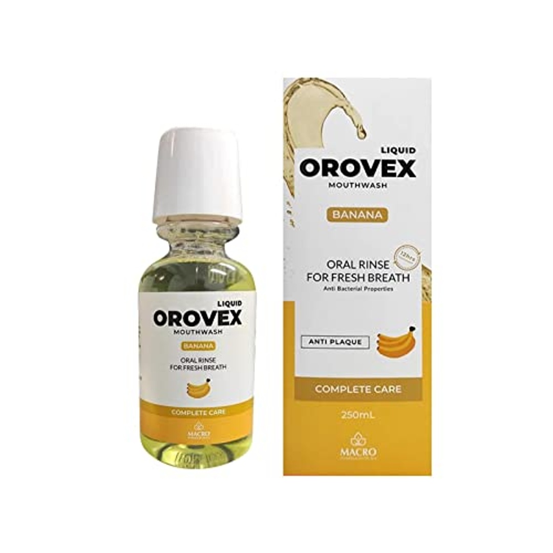 ماكرو أوروفكس غسول الفم السائل بنكهة الموز - 50 مل