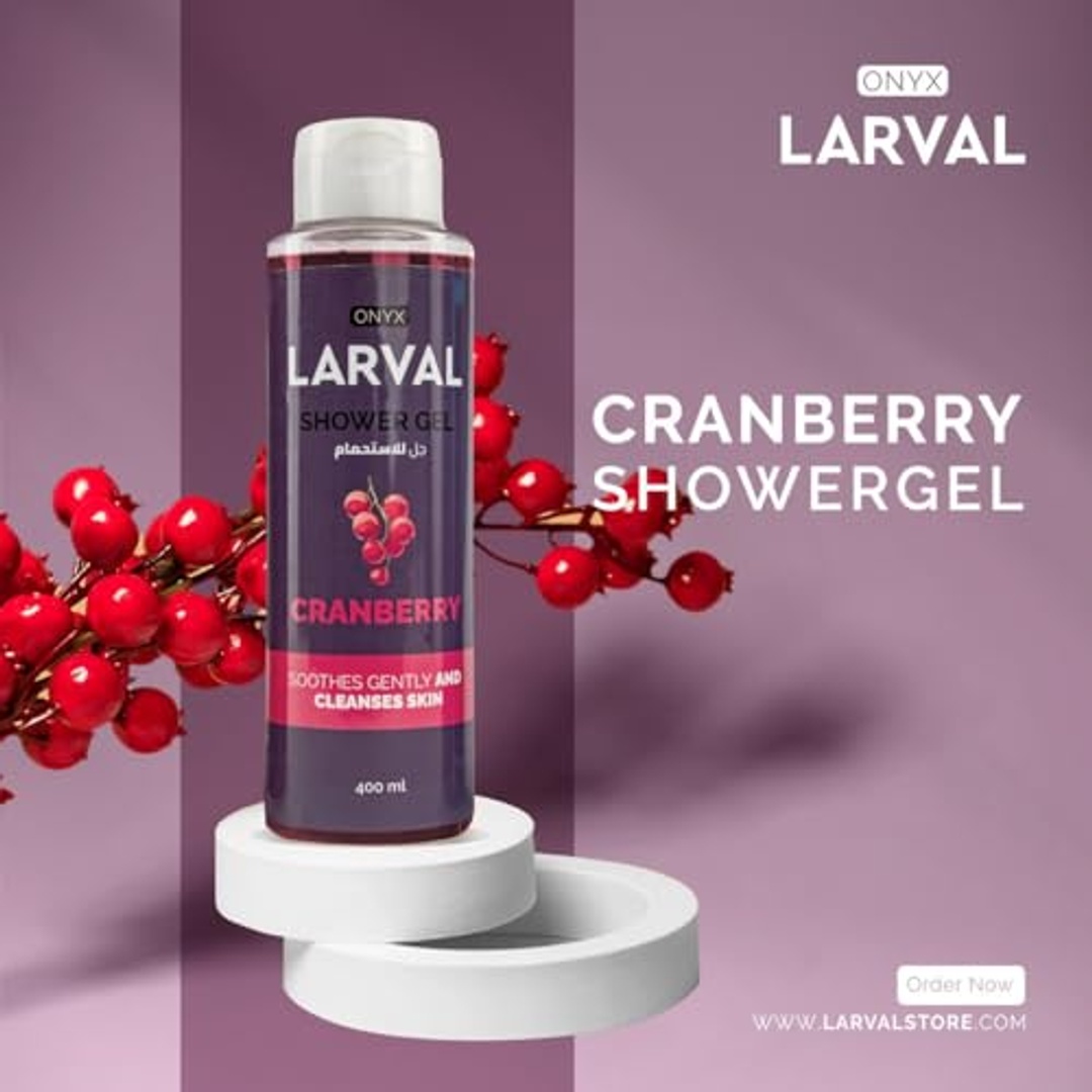 جل استحمام لارفال بالتوت البري - 400 مل