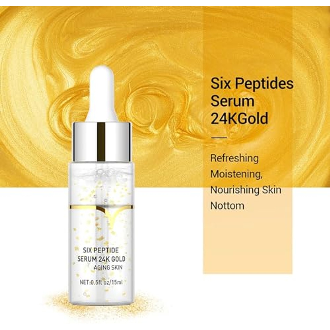 سيروم لانبينا بستة ببتيدات من الذهب عيار 24 قيراطًا - 15 مل