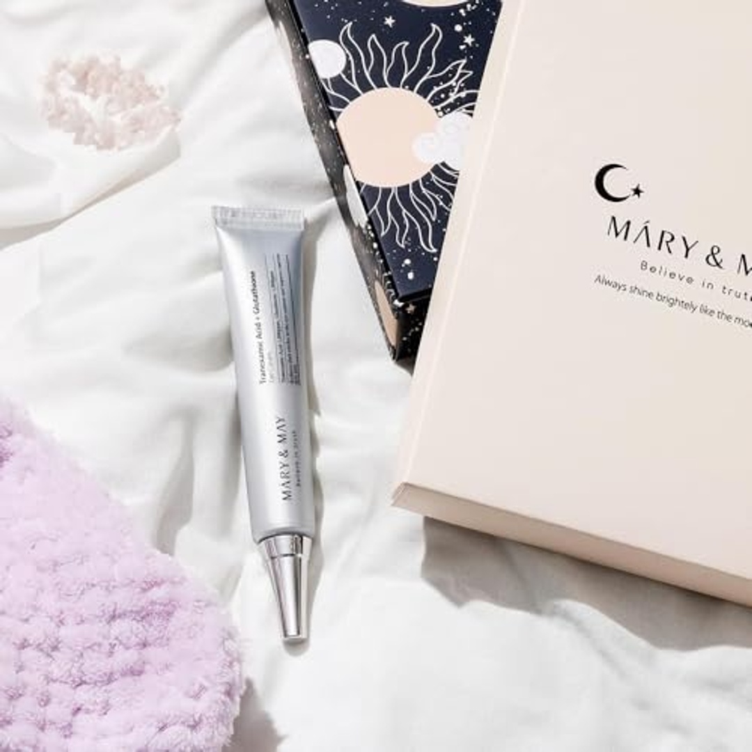 كريم العيون ماري آند ماي بحمض الترانيكساميك والغلوتاثيون - 12 مل