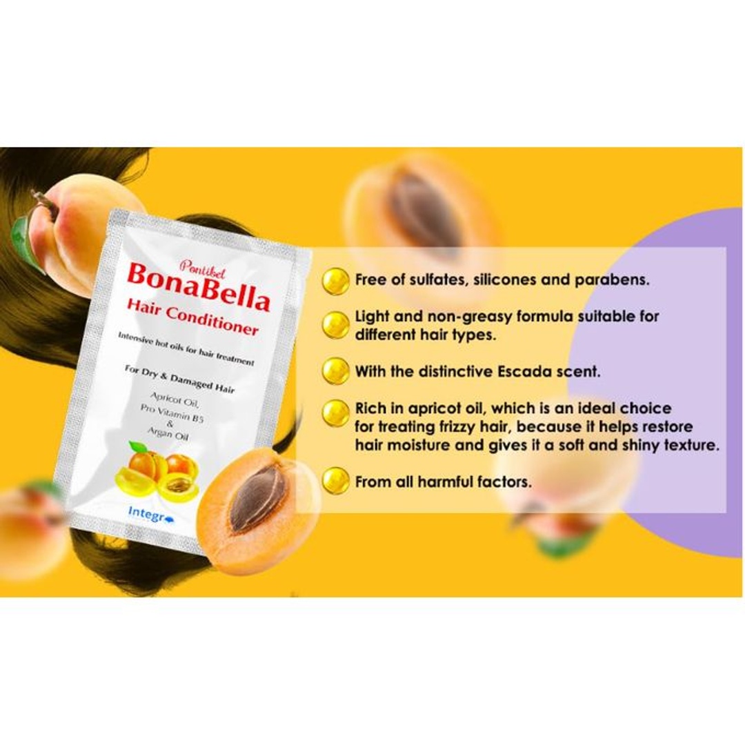 بلسم شعر بزيت المشمش من بونابيلا - 35 جم