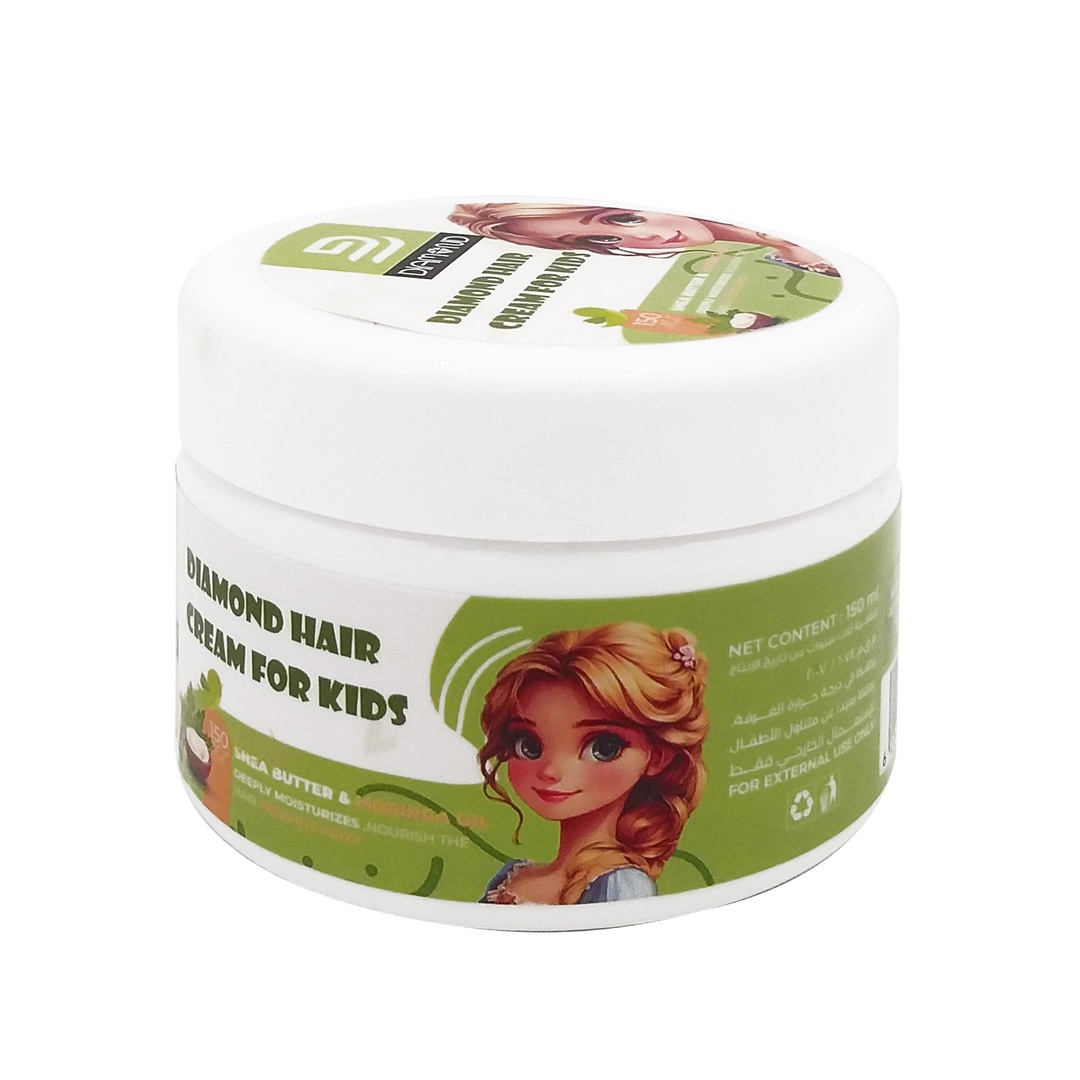 كريم شعر للأطفال بزبدة الشيا وزيت المورينجا من دايموند - 150 مل