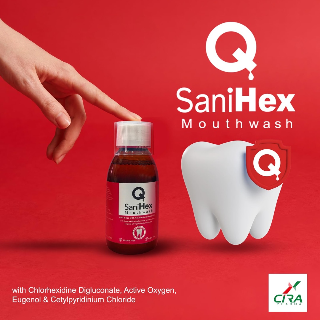 غسول فم كيو سانيهيكس من سيرا - 120 مل