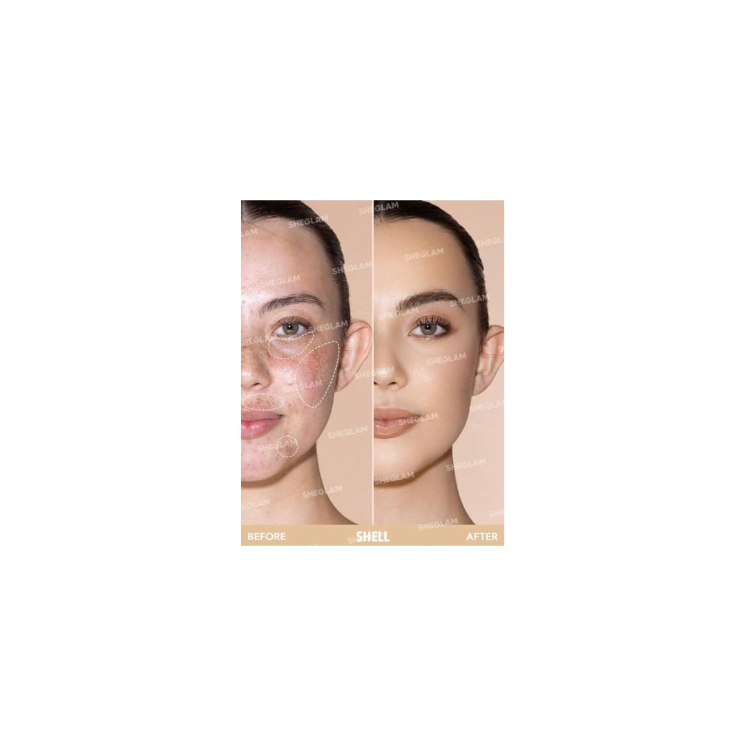 كونسيلر معزز للبشرة من شيجلام برأس اسفنجي - شيل