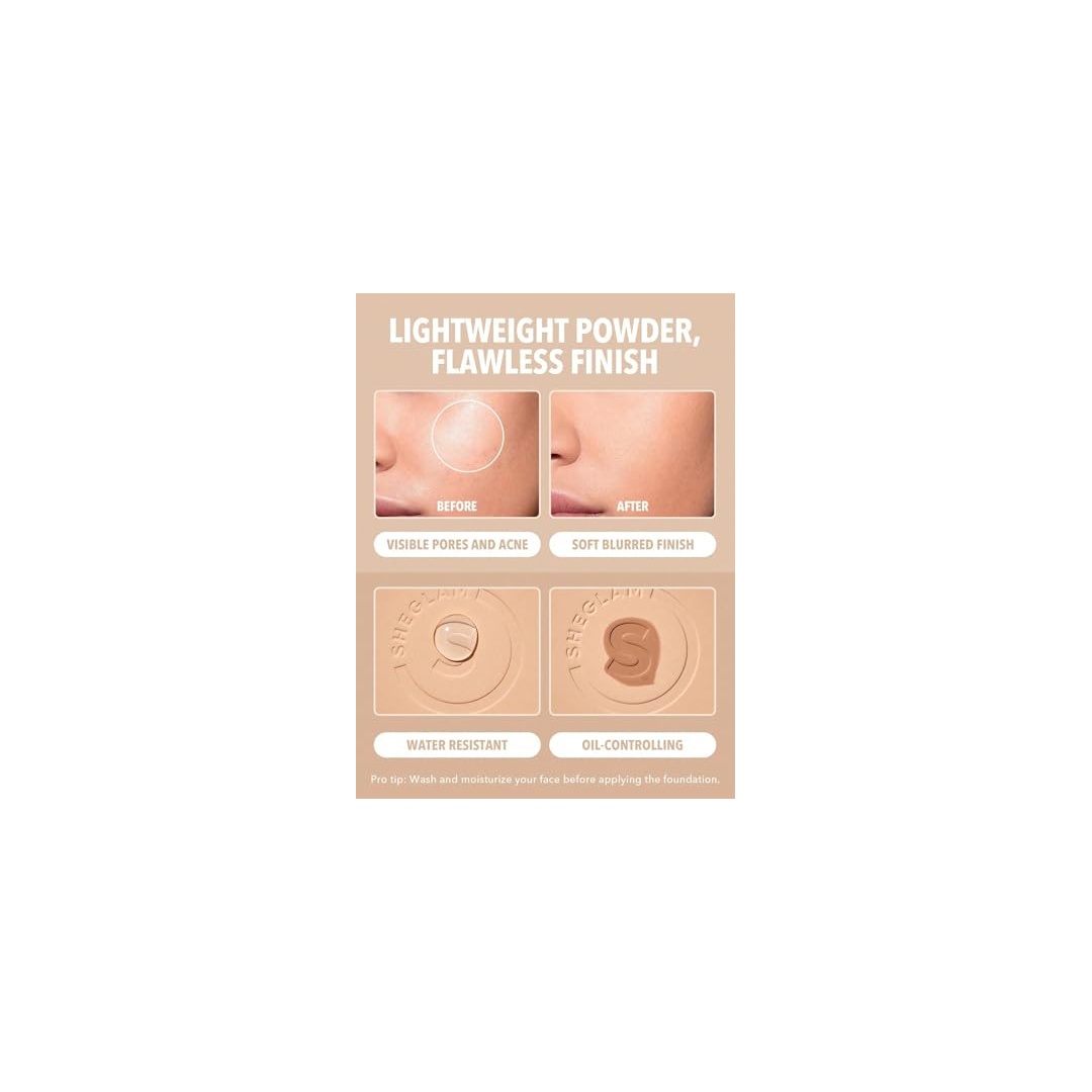 بودرة اساس سكين فوكس بتغطية عالية من شيجلام - نود