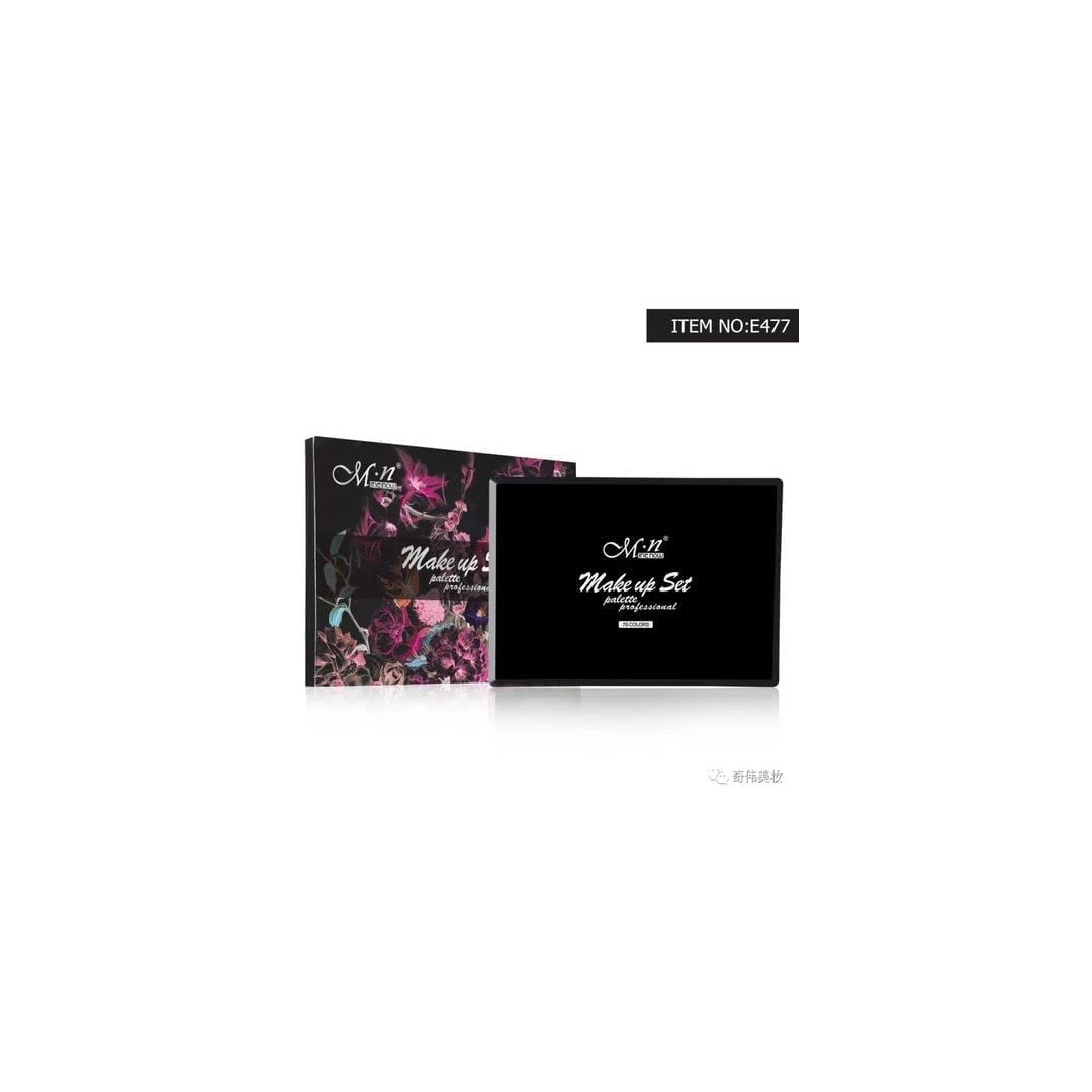 مجموعة مكياج من ام ان ولوحة ظلال عيون - 78 لون - شبه مطفي