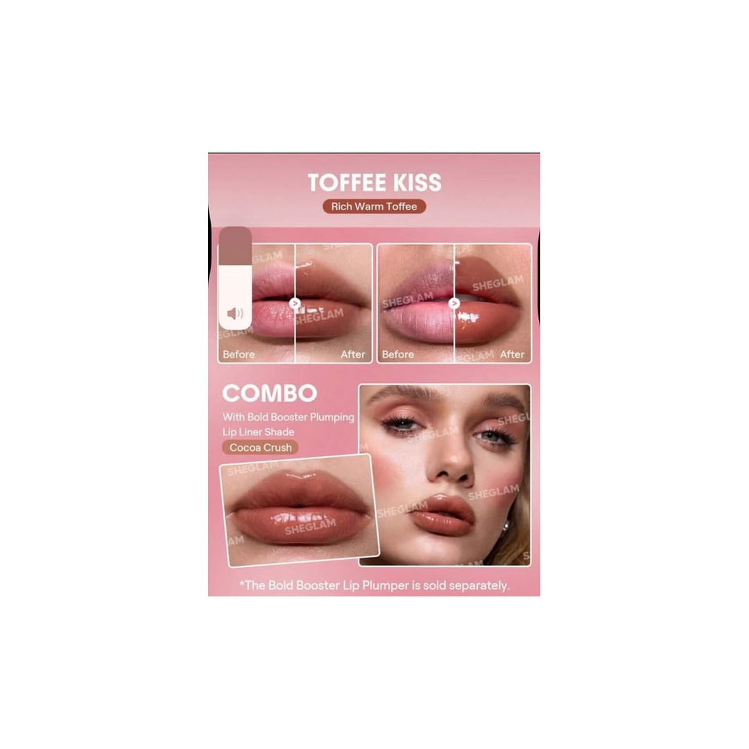 ملمع شفاه جريء ومعزز بنكهة التوفي