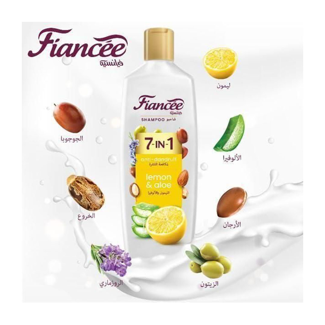 شامبو فيانسيه 7 في 1 بالليمون والصبار مضاد للقشرة - 170 مل