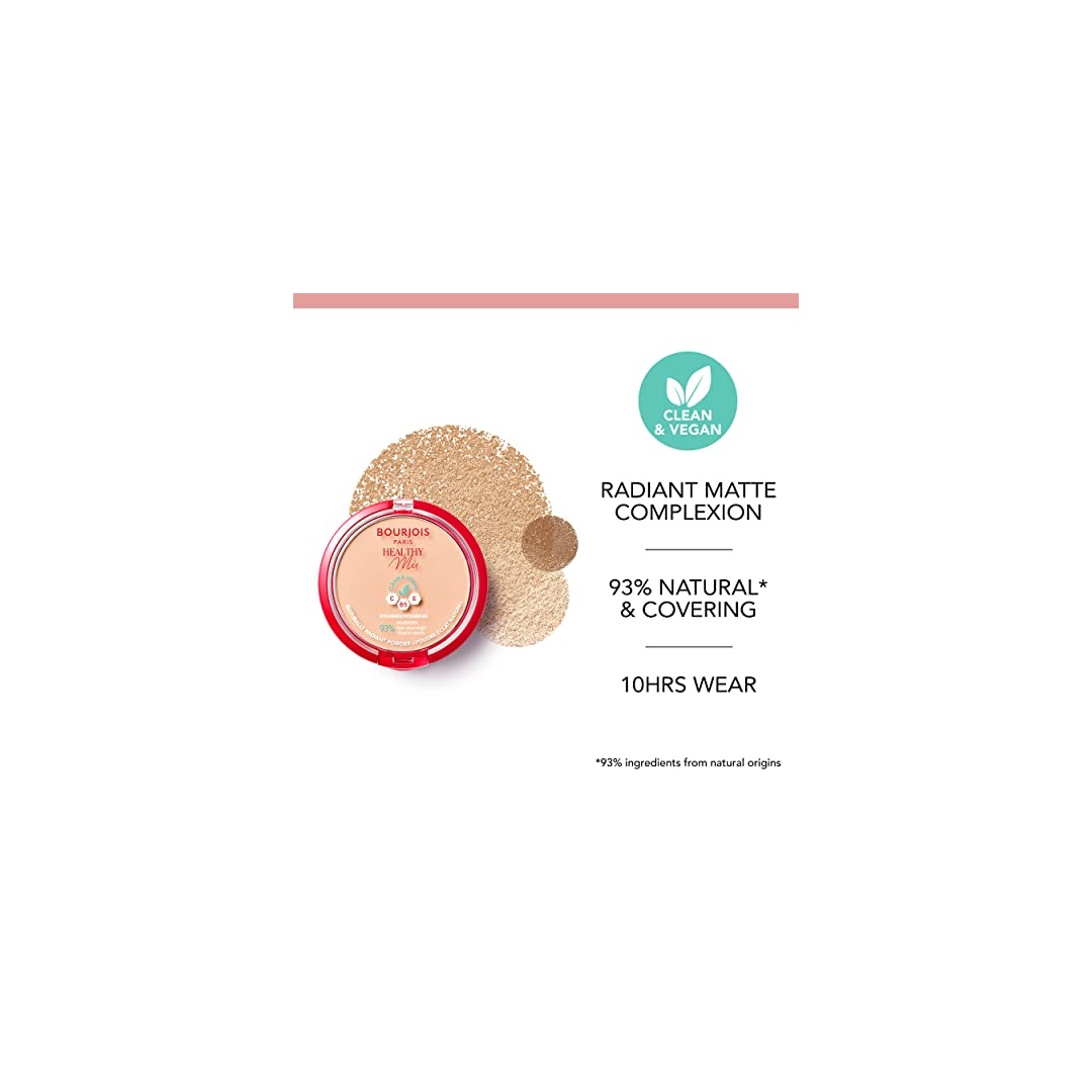 بودرة هيلثي ميكس كلين اند فيجين من بورجوا - 02 فانيليا