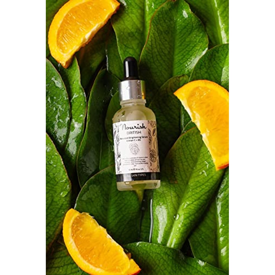 سيروم نوريش بريتيش لتفتيح البشرة بفيتامين سي + بي5 - 30 مل