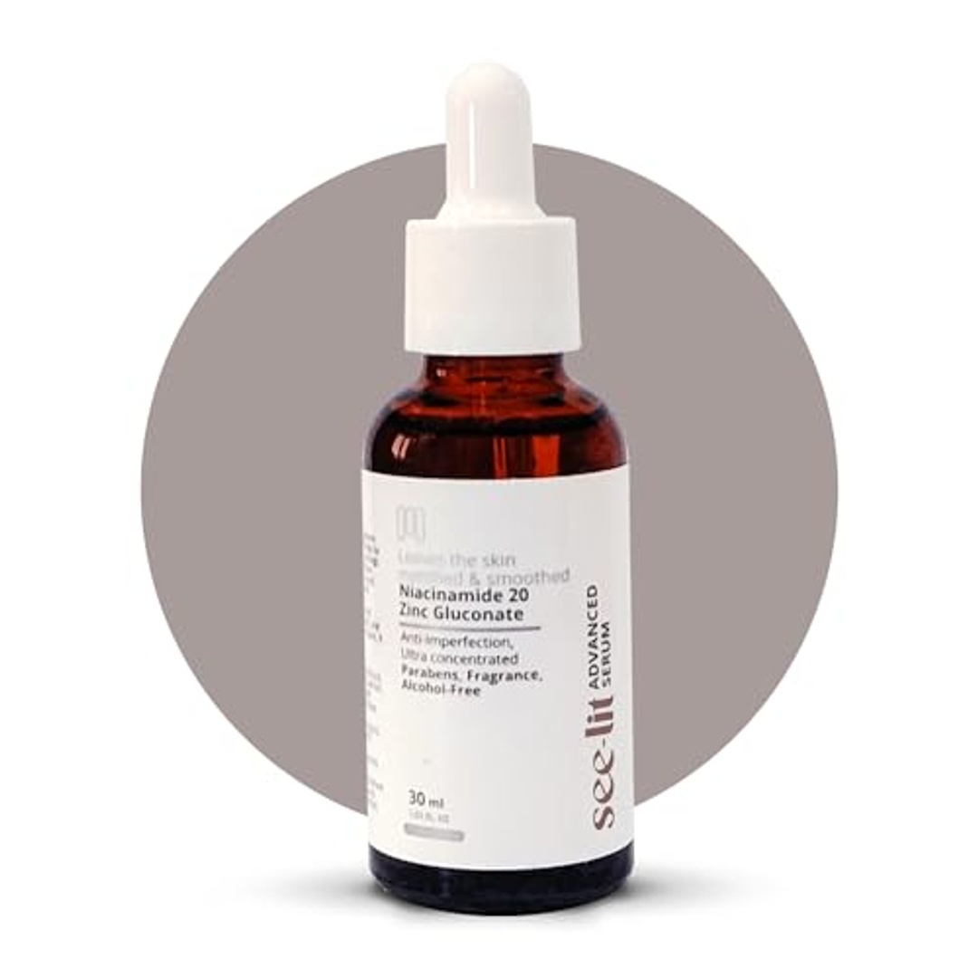 سيروم ميدينزا سي ليت المتطور مع النياسيناميد 20% والزنك والجلوكونات - 30 مل