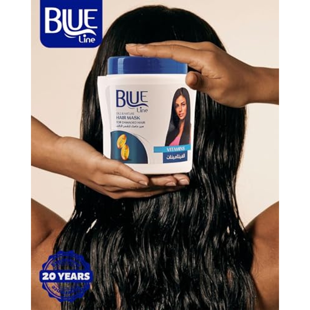 ماسك بلسم الشعر بلو لاين بالفيتامينات - 1000 مل