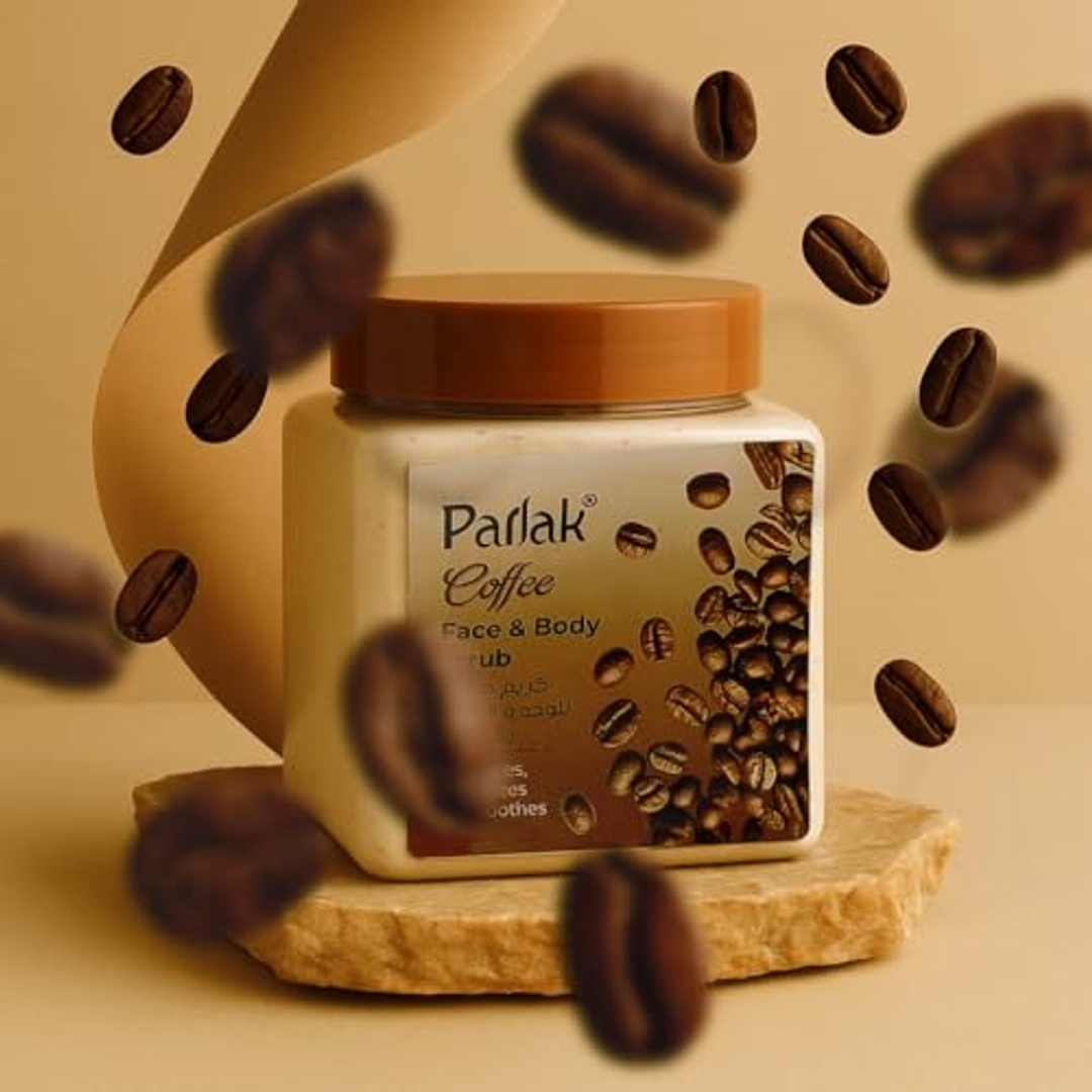 كريم بارلاك لتقشير الوجه والجسم بالقهوة - 350 جم
