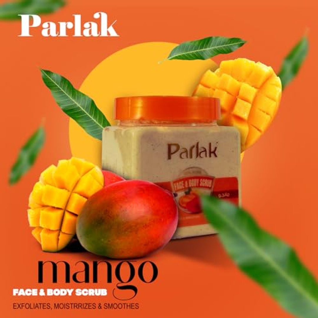 كريم بارلاك لتقشير الوجه والجسم بالمانجو - 650 جم