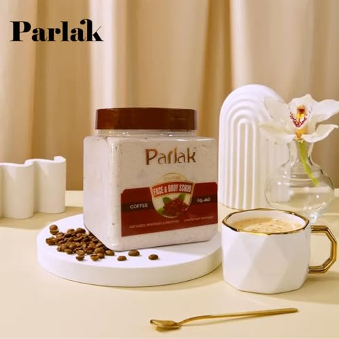 كريم بارلاك لتقشير الوجه والجسم بالقهوة - 650 جم