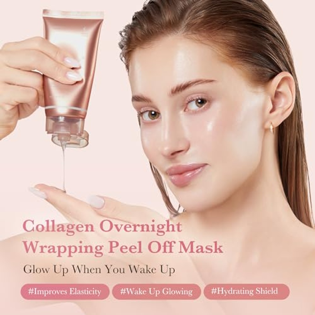 قناع الوجه الليلي ميديكيوب كولاجين لتغليف الوجه ليلاً - 75 مل