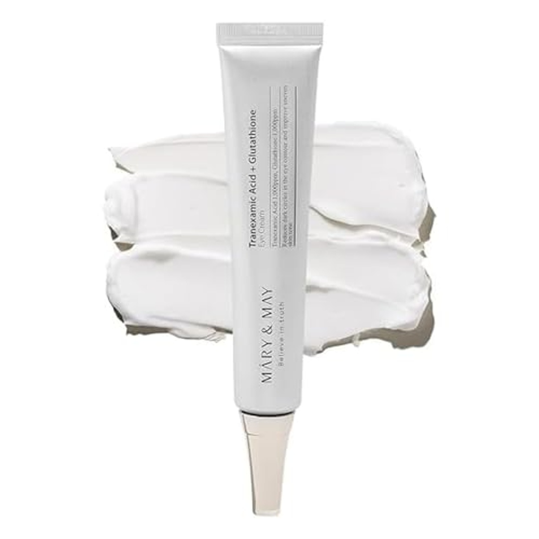 كريم العيون ماري آند ماي بحمض الترانيكساميك والغلوتاثيون - 12 مل