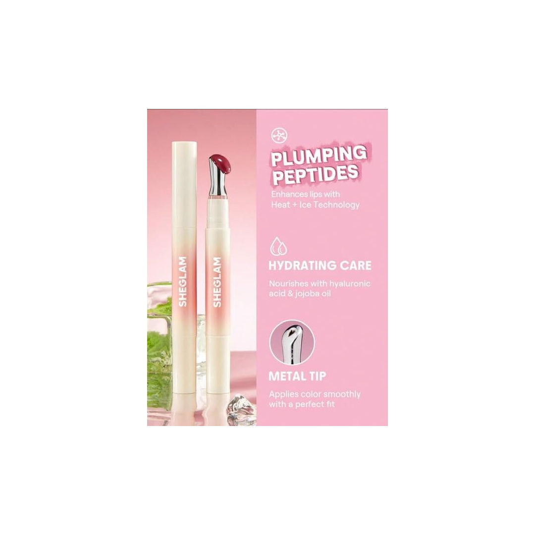 ملمع شفاه جريء ومعزز بنكهة التوفي