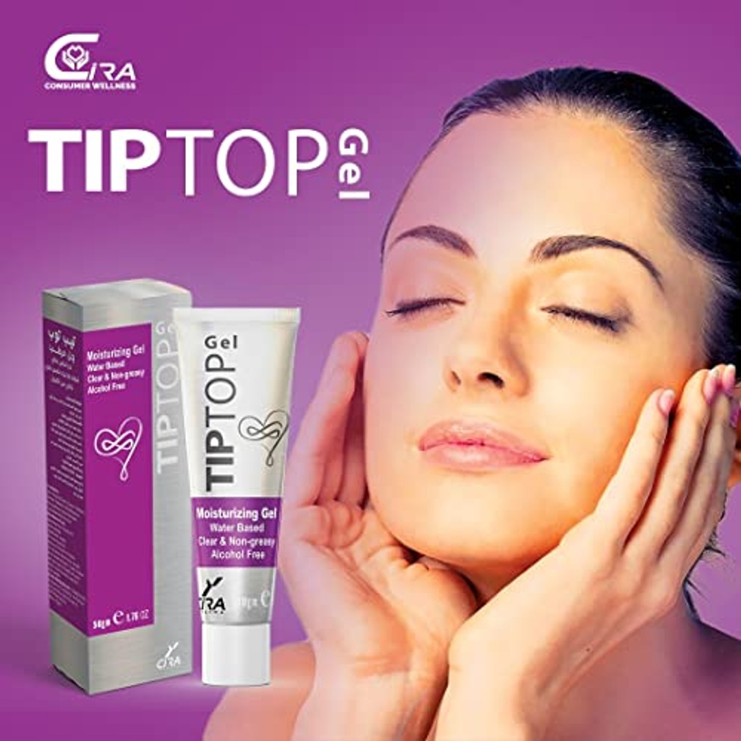جل مرطب سيرا تيب توب شفاف وغير دهني - 50 جم