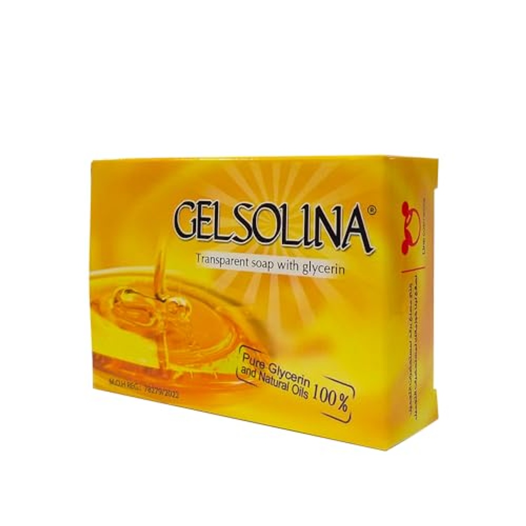 صابون جيلسولينا الشفاف لبشرة نقية مع الجلسرين - 100 جم