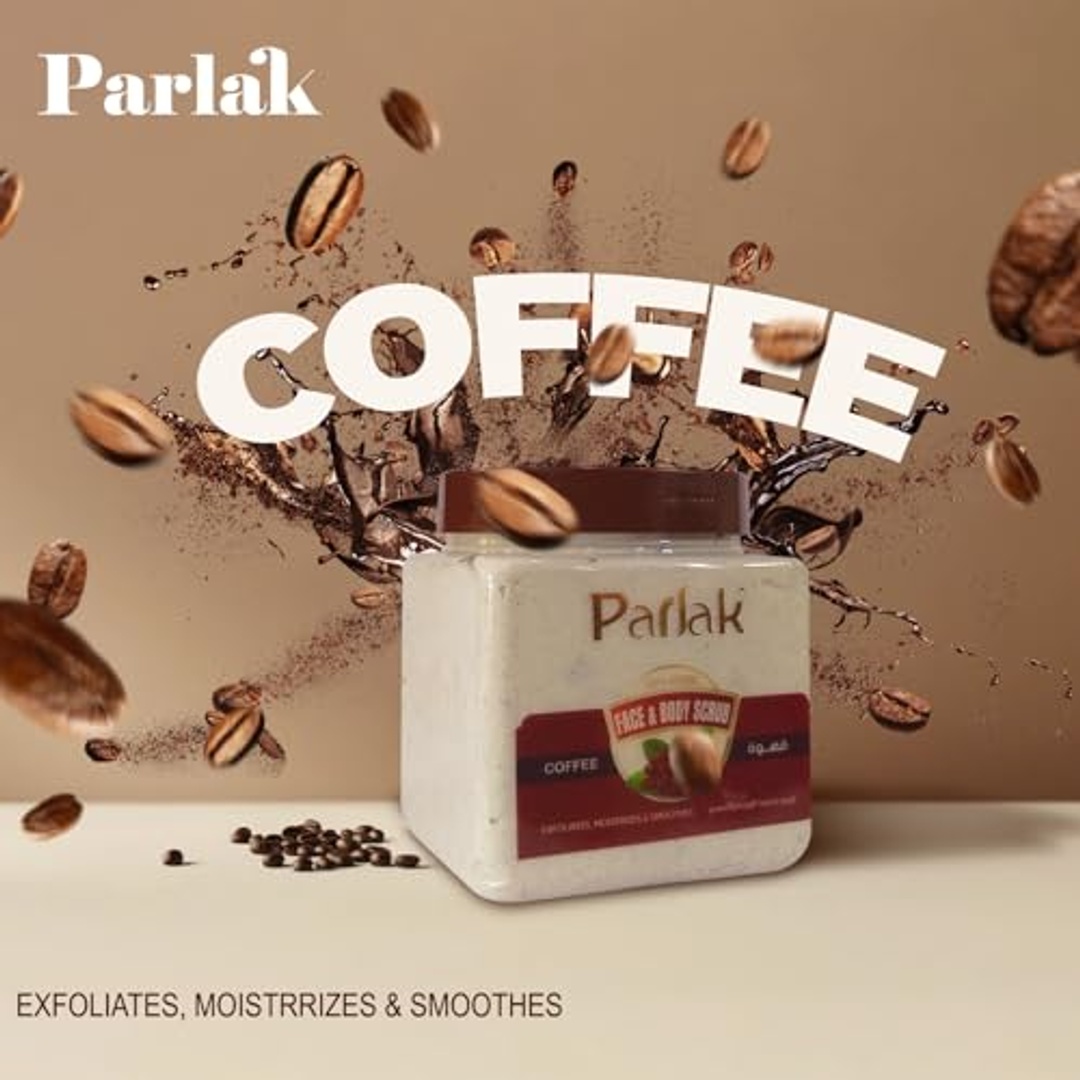 كريم بارلاك لتقشير الوجه والجسم بالقهوة - 650 جم