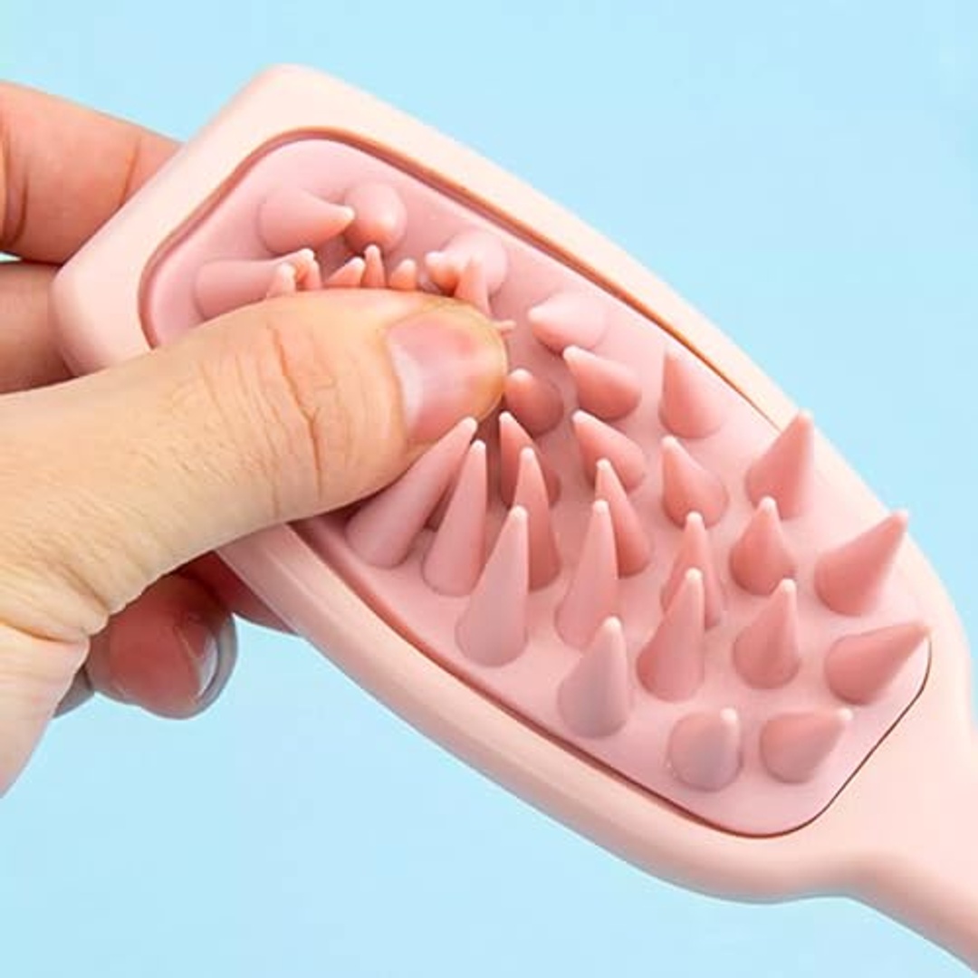 فرشاة شعر شامبو وتدليك عامة متعددة الألوان